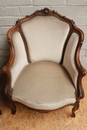 Louis XV style Seats in Walnut, France 19th century