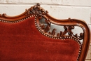 Louis XV style Arm chairs in Walnut, France 19th century