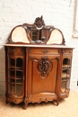 Louis XV style Cabinet in Walnut, Belgium 1900