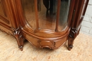 Louis XV style Cabinet in Walnut, Belgium 1900