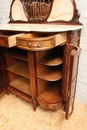 Louis XV style Cabinet in Walnut, Belgium 1900