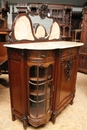 Louis XV style Cabinet in Walnut, Belgium 1900