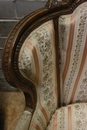 Louis XVI style Bergeres in Walnut, France 1900