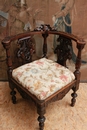 Renaissance style Chairs in Walnut, France 19th century