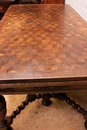 Renaissance style Table in Oak, Belgium 1900