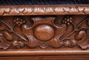 Renaissance style Prayer Bench in Oak, France 19th century