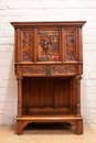 Gothic/renaissance style Cabinet in Walnut, France 19th century