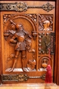 Gothic/renaissance style Cabinet in Walnut, France 19th century