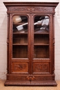 Hunt style Bookcase in Oak, France 19th century