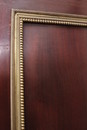 Louis XVI style Bookcase in mahogany and bronze, France 19th century