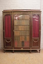 Louis XVI style Bookcase in mahogany and bronze, France 19th century