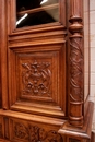 Renaissance style Bookcase in Walnut, France 19th century