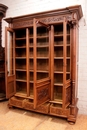 Renaissance style Bookcase in Walnut, France 19th century