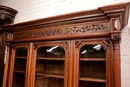 Renaissance style Bookcase in Walnut, France 19th century