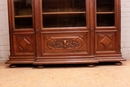 Renaissance style Bookcase in Walnut, France 19th century