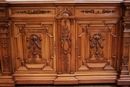 Renaissance style Sideboard in Walnut, France 19th century