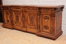 Renaissance style Sideboard in Walnut, France 19th century