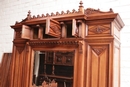 Renaissance style Bedroom in Walnut, France 19th century