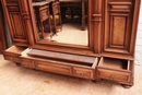 Renaissance style Bedroom in Walnut, France 19th century