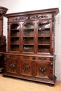 Hunt style Bookcase in Oak, France 19th century