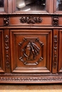 Hunt style Bookcase in Oak, France 19th century