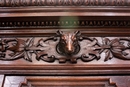 Hunt style Bookcase in Oak, France 19th century