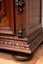 Hunt style Bookcase in Oak, France 19th century