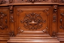 Renaissance style Bookcase in Oak, France 19th century