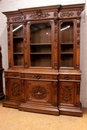 Renaissance style Bookcase in Oak, France 19th century