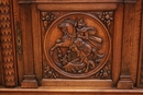 Renaissance style Cabinet in Walnut, France 19th century