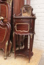 Louis XV style Bedroom in mahogany and bronze, France 19th century