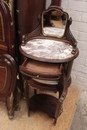 Louis XV style Bedroom in mahogany and bronze, France 19th century