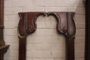 Louis XV style Bedroom in mahogany and bronze, France 19th century