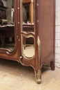 Louis XV style Bedroom in mahogany and bronze, France 19th century