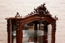 Louis XV style Display cabinet in Oak, France 19th century