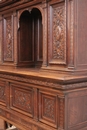 Henri II style Cabinet in Walnut, France 19th century