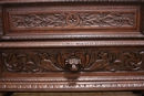 Hunt style Bed in Oak, France 19th century