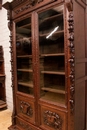 Hunt style Bookcase in Oak, France 19th century