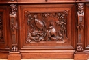 Hunt style Cabinet in Oak, France 19th century