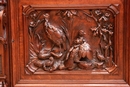 Hunt style Cabinet in Oak, France 19th century
