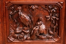 Hunt style Cabinet in Oak, France 19th century