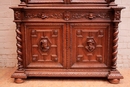 Hunt style Cabinet in Oak, France 19th century