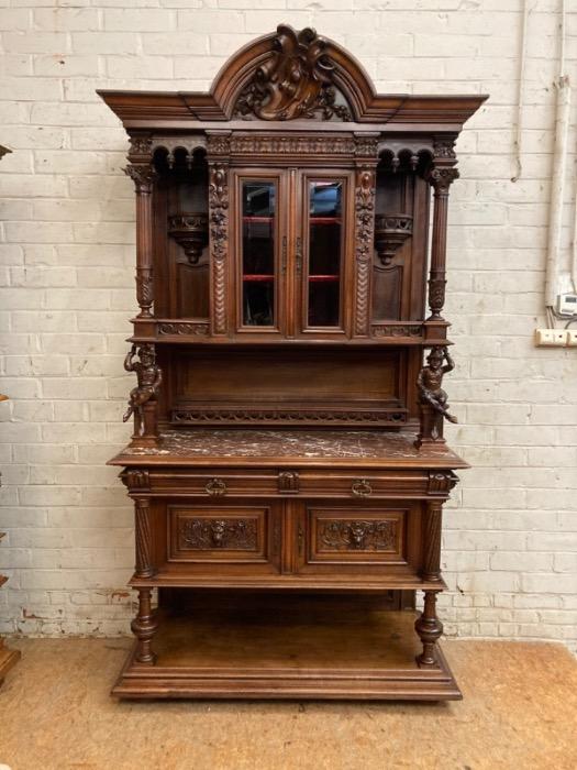 Quality jester cabinet in walnut