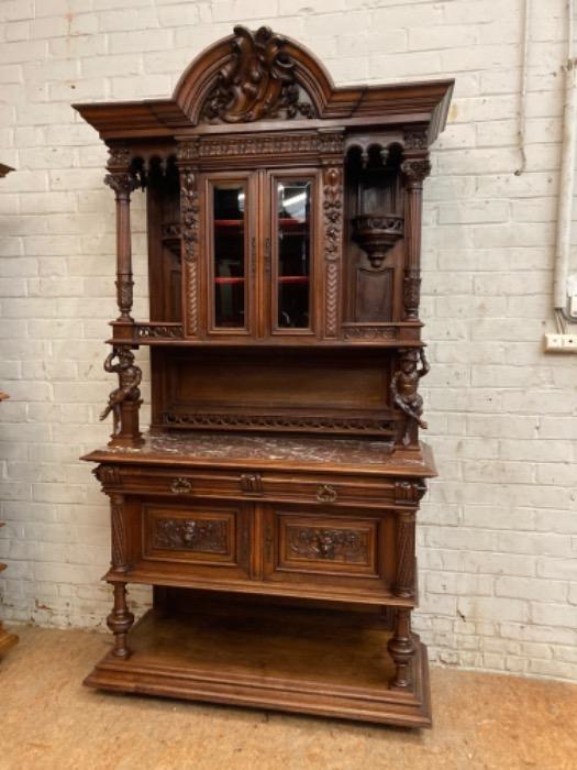 Quality jester cabinet in walnut