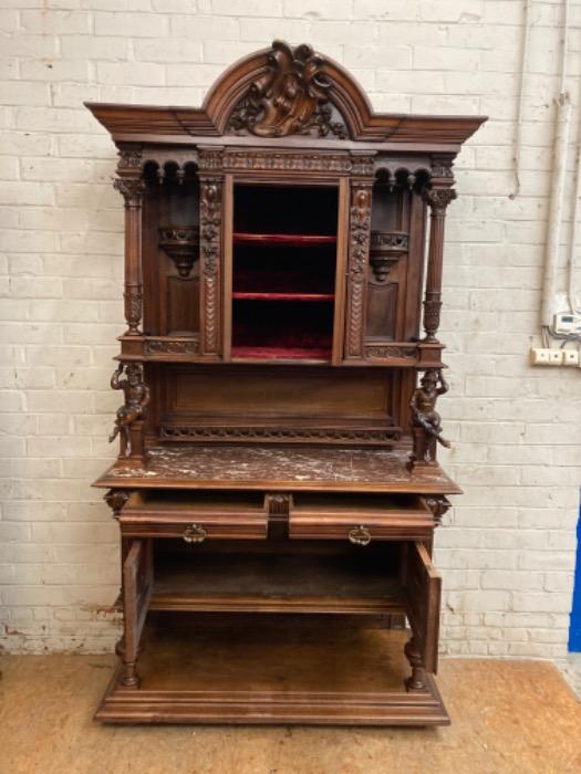 Quality jester cabinet in walnut