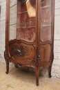 Louis XV style Display cabinet in Walnut, France 19th century