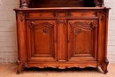 Louis XV style Cabinet in Walnut, France 19th century