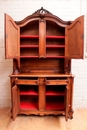 Louis XV style Cabinet in Walnut, France 19th century