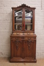 Louis XV style Display cabinet in Walnut, France 19th century