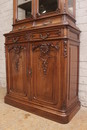 Louis XV style Display cabinet in Walnut, France 19th century